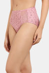 Zivame Rose Blush Vows Medium Rise Full Coverage Hipster Panty - Rose Tan — thumbnail 3